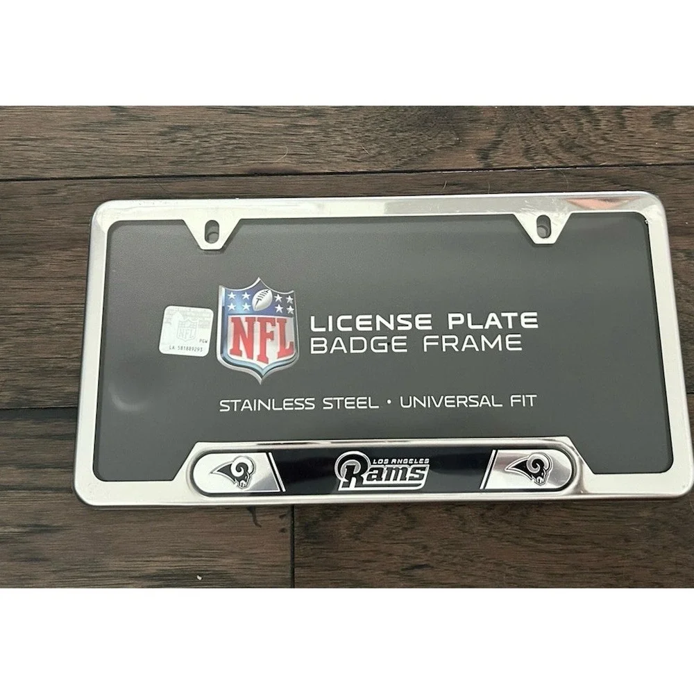 LOS ANGELES RAMS METAL LICENSE PLATE FRAME FROM PROMARK